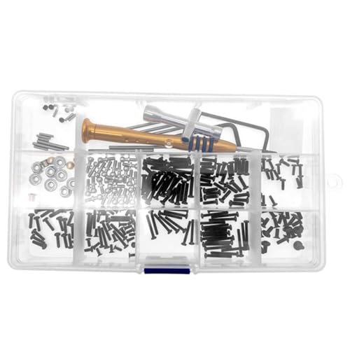 QPSJXN RC -Autoschrauben -Teile Pfanne Kopf Phillips Sockel Allen Schraubenschlüssel M2 M2 3 M2 5 M3 M4 kompatibel mit 12428 144001 A949 A959 Modelle(A949 A959 A969 A979) von QPSJXN