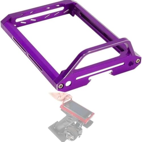 QPSJXN RC -Sender obere und untere Stützhalterung Metallschutzrahmen Basis -Rüstungen kompatibel mit Noble Lite NB4 NB4 Pro Upgrade -Teile(Purple2) von QPSJXN