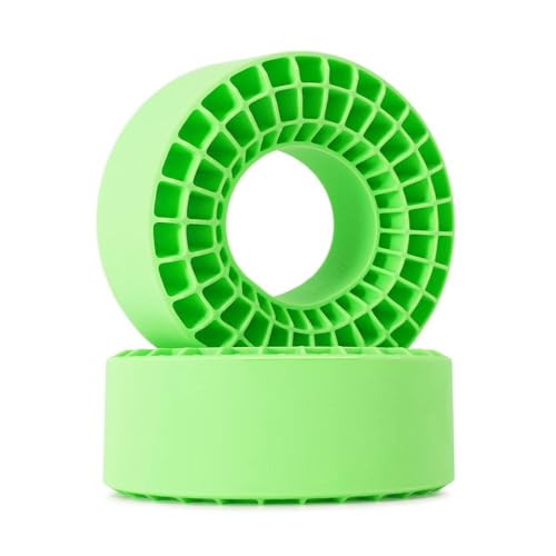 QPSJXN Schaumstoffeinsatz für 146-149 mm 5,75 Zoll OD 2,2-Zoll-Reifen kompatibel mit verschiedenen RC-Autos und Fahrzeugen(Green 2PCS) von QPSJXN