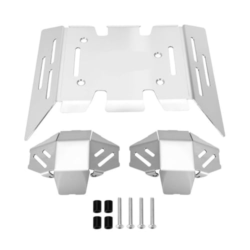 QPSJXN Skidplattenachse Beschützer für 1/8 -Skala -RC -Auto kompatibel mit AXP8 Gilamon 2 2 Edelstahl -Chassis -Rüstung von QPSJXN