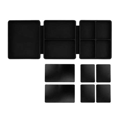 QPSJXN Tri -Fold -Tragbare Teilefach 108x88mm kompatibel mit kleinen Hardwarespeicher -Organisatoren von QPSJXN