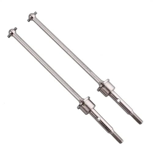 QPSJXN Universelle 2PCS 70126 Dogbone Drive -Gelenkverbindung kompatibel mit 1/10 RC -Autos Upgrade -Teile(Silver) von QPSJXN
