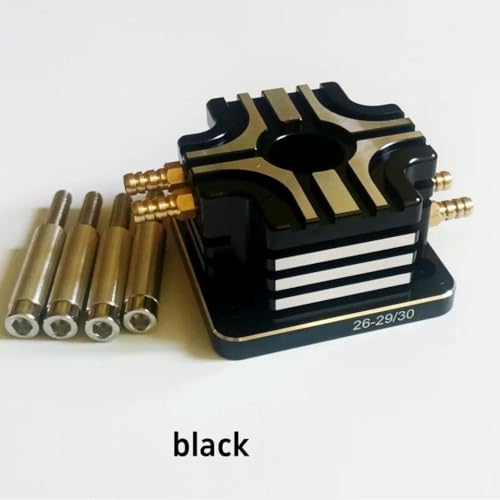 QPSJXN Universelle Aluminium -Wasserjacke für 26cc 29cc 30cc 30cm Marine Motor RC Model Boat Accessoires(BK) von QPSJXN