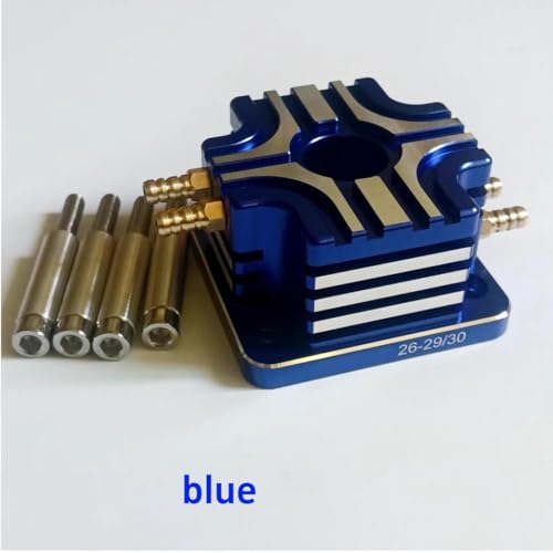 QPSJXN Universelle Aluminium -Wasserjacke für 26cc 29cc 30cc 30cm Marine Motor RC Model Boat Accessoires(BU) von QPSJXN