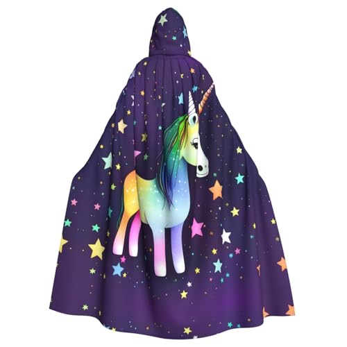 qqoupp One-horse Star Prints Halloween Erwachsene Kapuzenumhang super großer Kapuzenumhang mit Fliege, ohne Reißverschluss qqoupp One-horse Star Prints Halloween Erwachsene Kapuzenumhang super großer Kapuzenumhang mit Fliege, ohne Reißverschluss von QQOUPP