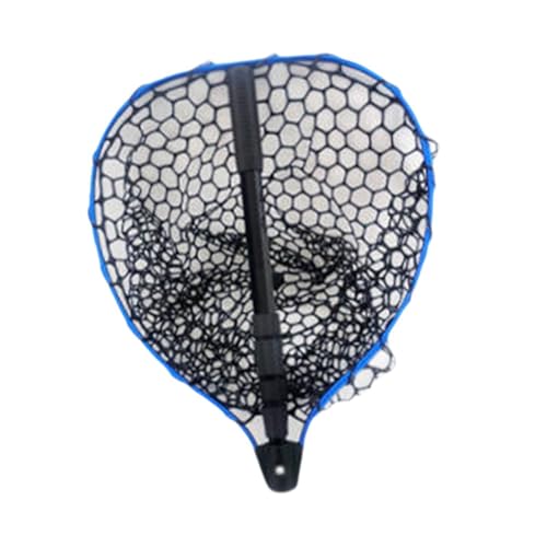 QSTDGVPW Fischernetz Werkzeug mit Teleskop Design Und Leichtem Rahmen für Salzwassersport, Blau von QSTDGVPW