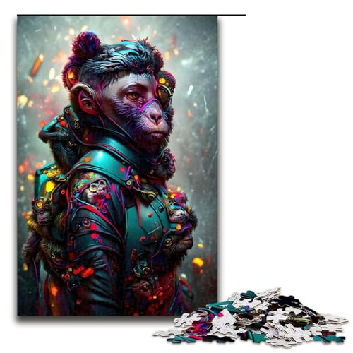 1000 Teile Ape De Warrior Kaliyuga Puzzle für Erwachsene Familienspaß Familienspiel Stressabbau schwierige Herausforderung 75 x 50 cm 1000 Teile Ape De Warrior Kaliyuga Puzzle für Erwachsene Familienspaß Familienspiel Stressabbau schwierige Herausforderung 75 x 50 cm von QSYFNBZL