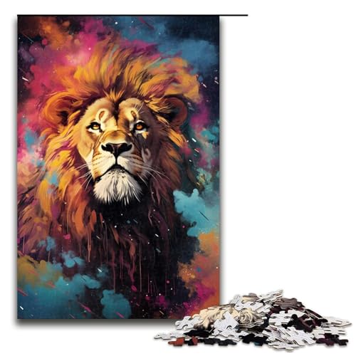 1000 Teile Der Löwe im Krater ist umzingelt Puzzlespiel für Erwachsene geeignet für Paare und Teenager ab 14 Jahren 1000 Teile 1000 Teile Der Löwe im Krater ist umzingelt Puzzlespiel für Erwachsene geeignet für Paare und Teenager ab 14 Jahren 1000 Teile von QSYFNBZL