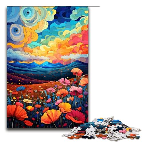 1000 Teile EIN Meer aus Blumen auf dem Bauernhof Puzzlespiel für Erwachsene geeignet für Paare und Teenager ab 14 Jahren 1000 Teile EIN Meer aus Blumen auf dem Bauernhof Puzzlespiel für Erwachsene geeignet für Paare und Teenager ab 14 Jahren von QSYFNBZL
