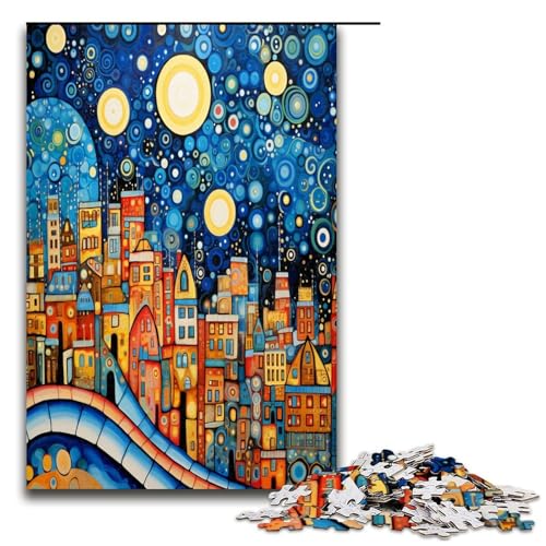 1000 Teile Fantastische Kunstlandschaft Puzzlespiel für Erwachsene geeignet für Paare und Teenager ab 14 Jahren 1000 Teile 1000 Teile Fantastische Kunstlandschaft Puzzlespiel für Erwachsene geeignet für Paare und Teenager ab 14 Jahren 1000 Teile von QSYFNBZL