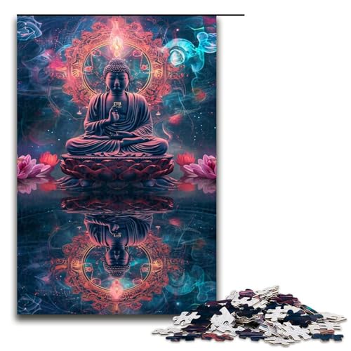 1000 Teile Fantasy Buddha Puzzlespiel für Erwachsene geeignet für Paare und Teenager ab 14 Jahren 1000 Teile von QSYFNBZL