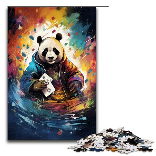 1000 Teile Panda spielt Poker von SplattersLots Dickes Farbpuzzlespiel für Erwachsene geeignet für Paare und Teenager ab 14 Jahren 75 x 50 cm 1000 Teile Panda spielt Poker von SplattersLots Dickes Farbpuzzlespiel für Erwachsene geeignet für Paare und Teenager ab 14 Jahren 75 x 50 cm von QSYFNBZL