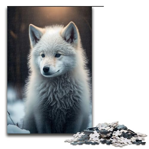 1000 Teile Puzzle Baby Wolf Puzzle für Erwachsene Holzpuzzle Lernspiel 75x50cm 1000 Teile Puzzle Baby Wolf Puzzle für Erwachsene Holzpuzzle Lernspiel 75x50cm von QSYFNBZL
