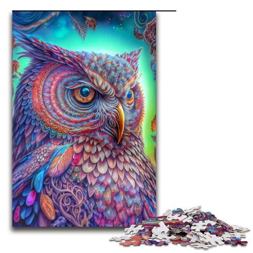 1000 Teile Puzzles Fantasy Owl Puzzles für Erwachsene Holzpuzzle Lernspiel 1000 PCS 1000 Teile Puzzles Fantasy Owl Puzzles für Erwachsene Holzpuzzle Lernspiel 1000 PCS von QSYFNBZL