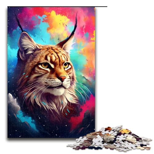 1000 Teile Puzzlespiel Buntes und hübsches Katzenpuzzle für Erwachsene geeignet für Paare und Teenager ab 14 Jahren 75 x 50 cm 1000 Teile Puzzlespiel Buntes und hübsches Katzenpuzzle für Erwachsene geeignet für Paare und Teenager ab 14 Jahren 75 x 50 cm von QSYFNBZL
