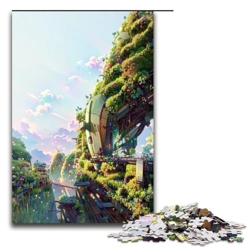 1000 Teile Puzzlespiel Kriegerin für Erwachsene geeignet für Paare und Teenager ab 14 Jahren 75 x 50 cm von QSYFNBZL