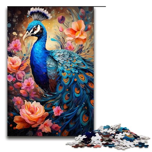 1000 Teile Puzzlespiel Malen mit Buntem Pfaufür Erwachsene geeignet für Paare und Teenager ab 14 Jahren 75 x 50 cm 1000 Teile Puzzlespiel Malen mit Buntem Pfaufür Erwachsene geeignet für Paare und Teenager ab 14 Jahren 75 x 50 cm von QSYFNBZL