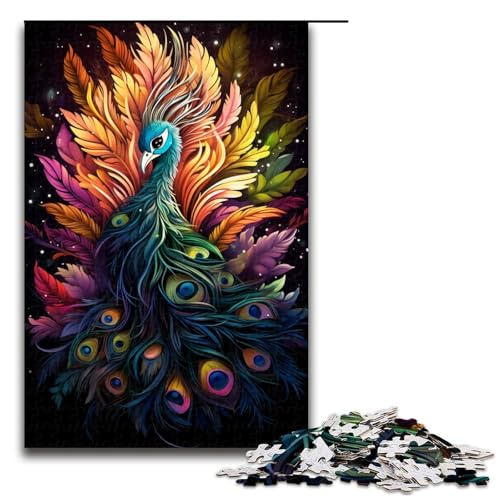 1000 Teile Puzzlespiel Malen mit Buntem Pfaufür Erwachsene geeignet für Paare und Teenager ab 14 Jahren 75 x 50 cm 1000 Teile Puzzlespiel Malen mit Buntem Pfaufür Erwachsene geeignet für Paare und Teenager ab 14 Jahren 75 x 50 cm von QSYFNBZL