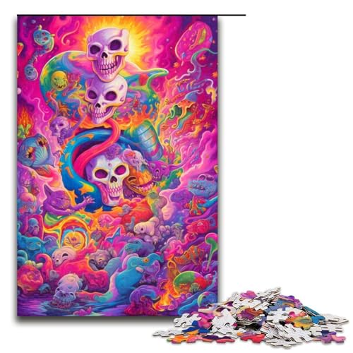 1000 Teile Puzzlespiel mit bunten psychedelischen Monstern für Erwachsene geeignet für Paare und Teenager ab 14 Jahren 1000 Teile 1000 Teile Puzzlespiel mit bunten psychedelischen Monstern für Erwachsene geeignet für Paare und Teenager ab 14 Jahren 1000 Teile von QSYFNBZL