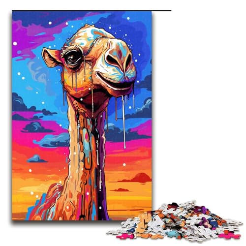 1000 Teile Roboter Kamel von SplattersLots Dicke farbige Wolkenpuzzles für Erwachsene unmögliches Puzzle zum Stressabbau für Teenager ab 14 Jahren 75 x 50 cm von QSYFNBZL