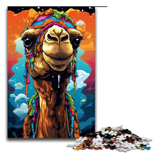 1000 Teile Roboter Kamel von SplattersLots Dickes farbiges Wolken Puzzlespiel für Erwachsene geeignet für Paare und Teenager ab 14 Jahren 75 x 50 cm 1000 Teile Roboter Kamel von SplattersLots Dickes farbiges Wolken Puzzlespiel für Erwachsene geeignet für Paare und Teenager ab 14 Jahren 75 x 50 cm von QSYFNBZL
