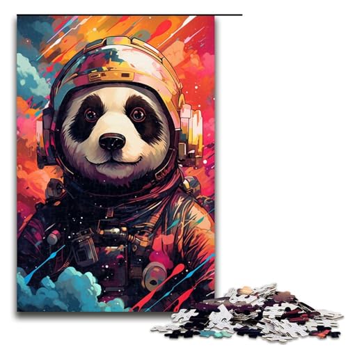 1000 Teile Roboter Panda von SplattersLots Dickes farbiges Wolken Puzzlespiel für Erwachsene geeignet für Paare und Teenager ab 14 Jahren 75 x 50 cm 1000 Teile Roboter Panda von SplattersLots Dickes farbiges Wolken Puzzlespiel für Erwachsene geeignet für Paare und Teenager ab 14 Jahren 75 x 50 cm von QSYFNBZL