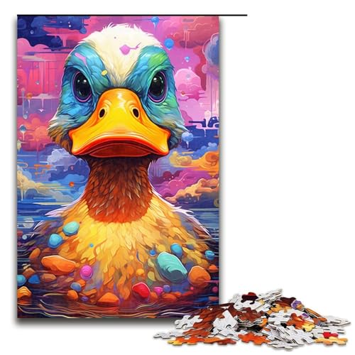 1000 Teile Roboterente von SplattersLots of Thick Coloured Clouds Puzzlespiel für Erwachsene geeignet für Paare und Teenager ab 14 Jahren 75 x 50 cm von QSYFNBZL