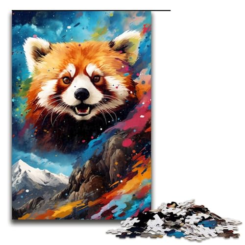1000 Teile Roter Panda und Schmetterling von SplattersLots buntes Puzzlespiel für Erwachsene geeignet für Paare und Teenager ab 14 Jahren 75 x 50 cm 1000 Teile Roter Panda und Schmetterling von SplattersLots buntes Puzzlespiel für Erwachsene geeignet für Paare und Teenager ab 14 Jahren 75 x 50 cm von QSYFNBZL
