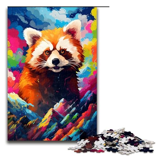1000 Teile Roter Panda und Schmetterling von SplattersLots buntes Puzzlespiel für Erwachsene geeignet für Paare und Teenager ab 14 Jahren 75 x 50 cm 1000 Teile Roter Panda und Schmetterling von SplattersLots buntes Puzzlespiel für Erwachsene geeignet für Paare und Teenager ab 14 Jahren 75 x 50 cm von QSYFNBZL