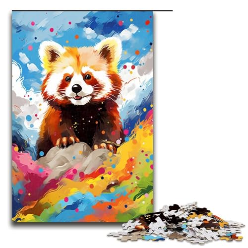 1000 Teile Roter Panda und Schmetterling von SplattersLots buntes Puzzlespiel für Erwachsene geeignet für Paare und Teenager ab 14 Jahren 75 x 50 cm 1000 Teile Roter Panda und Schmetterling von SplattersLots buntes Puzzlespiel für Erwachsene geeignet für Paare und Teenager ab 14 Jahren 75 x 50 cm von QSYFNBZL