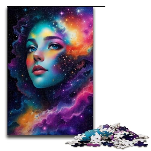 1000 Teile Schönes Mädchengesicht Nebelpuzzle für Erwachsene Unmögliches Puzzle zum Stressabbau für Teenager ab 14 Jahren 75x50cm 1000 Teile Schönes Mädchengesicht Nebelpuzzle für Erwachsene Unmögliches Puzzle zum Stressabbau für Teenager ab 14 Jahren 75x50cm von QSYFNBZL