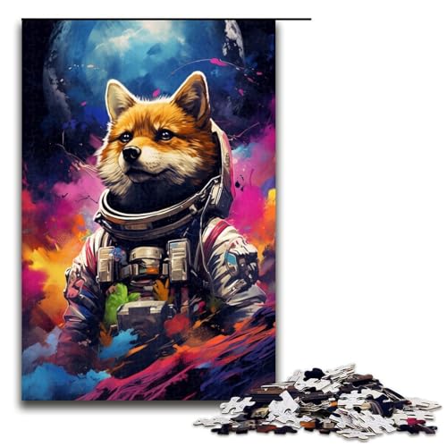 1000 teiliges Astronauten Fuchs Puzzle Geschenk Puzzle für Erwachsene Weihnachtswunschliste mit Weihnachtsmann für Teenager ab 14 Jahren 75 x 50 cm 1000 teiliges Astronauten Fuchs Puzzle Geschenk Puzzle für Erwachsene Weihnachtswunschliste mit Weihnachtsmann für Teenager ab 14 Jahren 75 x 50 cm von QSYFNBZL