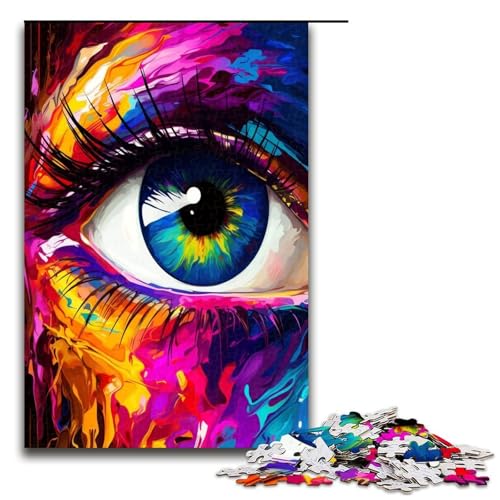 1000 teiliges Augenteil Puzzle für Erwachsene unmögliches Puzzle zum Stressabbau für Teenager ab 14 Jahren 1000 Teile 1000 teiliges Augenteil Puzzle für Erwachsene unmögliches Puzzle zum Stressabbau für Teenager ab 14 Jahren 1000 Teile von QSYFNBZL