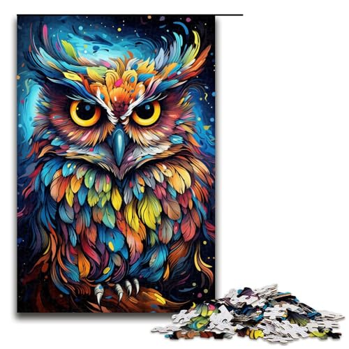 1000 teiliges Eulen Puzzle zum Bemalen und Ausmalen Geschenk Puzzle für Erwachsene Weihnachtswunschliste mit Weihnachtsmann für Teenager ab 14 Jahren 75 x 50 cm 1000 teiliges Eulen Puzzle zum Bemalen und Ausmalen Geschenk Puzzle für Erwachsene Weihnachtswunschliste mit Weihnachtsmann für Teenager ab 14 Jahren 75 x 50 cm von QSYFNBZL