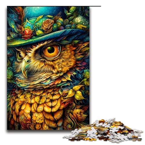 1000 teiliges Fantasy Eulen Puzzle für Erwachsene unmögliches Puzzle zum Stressabbau für Teenager ab 14 Jahren 1000 Teile 1000 teiliges Fantasy Eulen Puzzle für Erwachsene unmögliches Puzzle zum Stressabbau für Teenager ab 14 Jahren 1000 Teile von QSYFNBZL