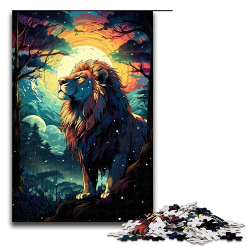 1000 teiliges Fantasy Puzzle mit Buntem Löwenmotiv Geschenk Puzzle für Erwachsene Weihnachtswunschliste mit Weihnachtsmann für Teenager ab 14 Jahren 75 x 50 cm 1000 teiliges Fantasy Puzzle mit Buntem Löwenmotiv Geschenk Puzzle für Erwachsene Weihnachtswunschliste mit Weihnachtsmann für Teenager ab 14 Jahren 75 x 50 cm von QSYFNBZL