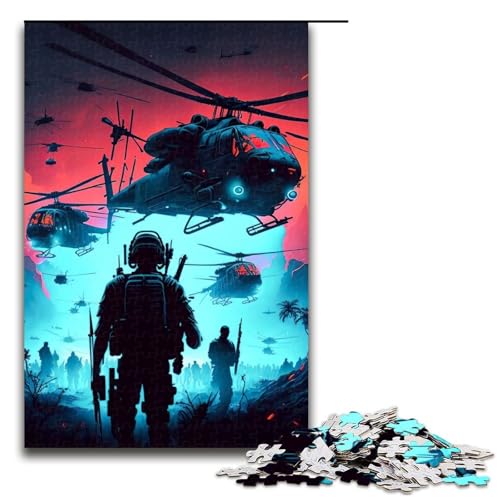 1000 teiliges Hubschrauber Puzzlespiel für Erwachsene geeignet für Paare und Teenager ab 14 Jahren 75 x 50 cm 1000 teiliges Hubschrauber Puzzlespiel für Erwachsene geeignet für Paare und Teenager ab 14 Jahren 75 x 50 cm von QSYFNBZL