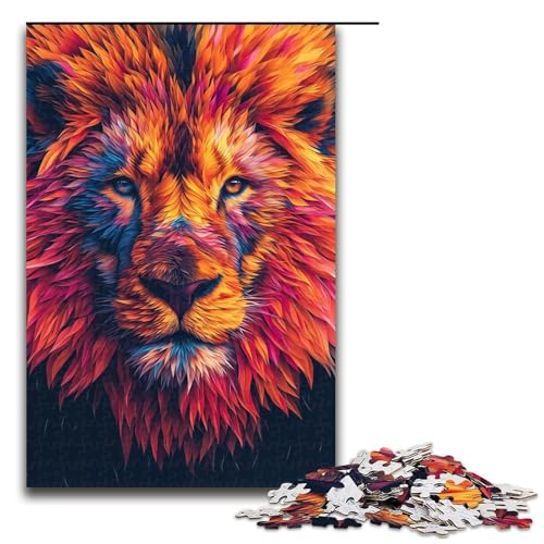 1000 teiliges Löwen Puzzle für Erwachsene unmögliches Puzzle zum Stressabbau für Teenager ab 14 Jahren 1000 Teile 1000 teiliges Löwen Puzzle für Erwachsene unmögliches Puzzle zum Stressabbau für Teenager ab 14 Jahren 1000 Teile von QSYFNBZL
