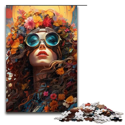 1000 teiliges Puzzle „Blumengöttin“ für Erwachsene Holzpuzzle Lernspiel 75 x 50 cm 1000 teiliges Puzzle „Blumengöttin“ für Erwachsene Holzpuzzle Lernspiel 75 x 50 cm von QSYFNBZL