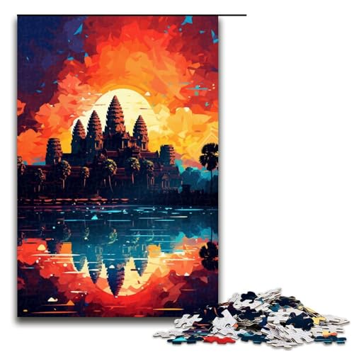 1000 teiliges Puzzle Angkor Wat ist umgeben von Geschenken für Erwachsene Weihnachtswunschliste mit Weihnachtsmann für Teenager ab 14 Jahren 1000 teiliges Puzzle Angkor Wat ist umgeben von Geschenken für Erwachsene Weihnachtswunschliste mit Weihnachtsmann für Teenager ab 14 Jahren von QSYFNBZL