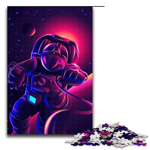 1000 teiliges Puzzle Astronaut im Orbit für Erwachsene Holz Familienspiel 75 x 50 cm 1000 teiliges Puzzle Astronaut im Orbit für Erwachsene Holz Familienspiel 75 x 50 cm von QSYFNBZL