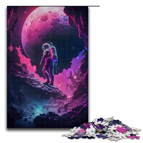 1000 teiliges Puzzle Astronaut im Weltraum für Erwachsene Holzpuzzle Familienspiele 75 x 50 cm 1000 teiliges Puzzle Astronaut im Weltraum für Erwachsene Holzpuzzle Familienspiele 75 x 50 cm von QSYFNBZL