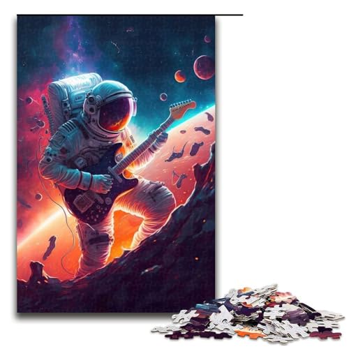 1000 teiliges Puzzle Astronaut spielt Gitarre Geschenke Puzzle für Erwachsene Weihnachtswunschliste mit Weihnachtsmann für Teenager ab 14 Jahren 75 x 50 cm 1000 teiliges Puzzle Astronaut spielt Gitarre Geschenke Puzzle für Erwachsene Weihnachtswunschliste mit Weihnachtsmann für Teenager ab 14 Jahren 75 x 50 cm von QSYFNBZL