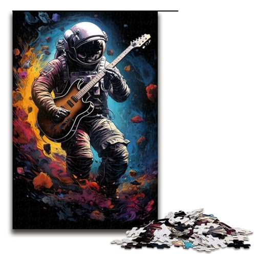 1000 teiliges Puzzle Astronaut spielt Gitarre für Erwachsene Holzpuzzle Familienspiele 75 x 50 cm 1000 teiliges Puzzle Astronaut spielt Gitarre für Erwachsene Holzpuzzle Familienspiele 75 x 50 cm von QSYFNBZL