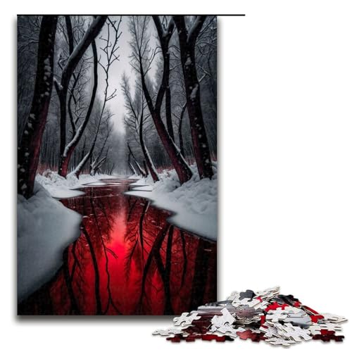 1000 teiliges Puzzle Blood River für Erwachsene Holzpuzzle Familienspiele 75 x 50 cm 1000 teiliges Puzzle Blood River für Erwachsene Holzpuzzle Familienspiele 75 x 50 cm von QSYFNBZL