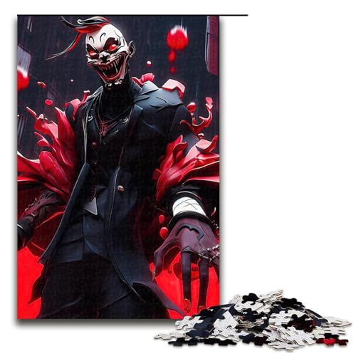 1000 teiliges Puzzle Blutroter Schatten für Erwachsene Holz Familienspiel 75 x 50 cm 1000 teiliges Puzzle Blutroter Schatten für Erwachsene Holz Familienspiel 75 x 50 cm von QSYFNBZL