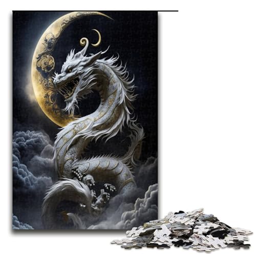 1000 teiliges Puzzle Brave Dragon für Erwachsene Holzpuzzle Familienspiele 75 x 50 cm 1000 teiliges Puzzle Brave Dragon für Erwachsene Holzpuzzle Familienspiele 75 x 50 cm von QSYFNBZL