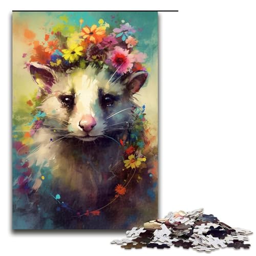 1000 teiliges Puzzle Bunte Baby Maus Puzzles Holzpuzzles Lernspiele Heimdekoration 1000 PCS von QSYFNBZL