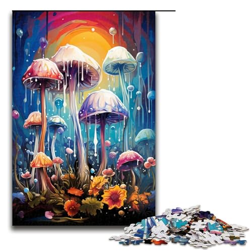 1000 teiliges Puzzle Bunte psychedelische Schneeglöckchen Puzzle für Erwachsene Holzpuzzle Lernspiel 75 x 50 cm 1000 teiliges Puzzle Bunte psychedelische Schneeglöckchen Puzzle für Erwachsene Holzpuzzle Lernspiel 75 x 50 cm von QSYFNBZL