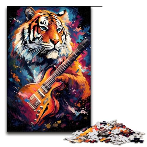 1000 teiliges Puzzle Der Tiger spielt Gitarre Puzzle für Erwachsene Holzpuzzle Lernspiel 1000 Teile 1000 teiliges Puzzle Der Tiger spielt Gitarre Puzzle für Erwachsene Holzpuzzle Lernspiel 1000 Teile von QSYFNBZL